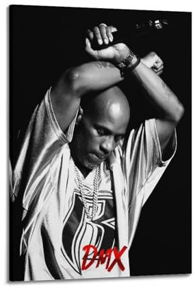 VBYTAXTWJ DMX Rapper-Poster, dekoratives Gemälde, Leinwand, Wandposter und Kunstdruck, moderne Familienschlafzimmer-Dekoration, Poster, 20 x 30 cm