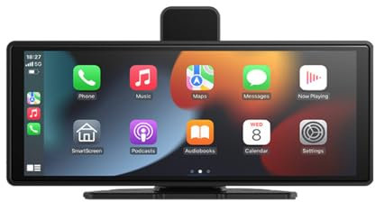 MEDAPI 10.26 Pouces Autoradio sans Fil pour Savoy, Audio de Voiture Portable éCran Tactile IPS Lecteur DVD Voiture Accessoire