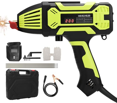 FormiPow Handschweißgerät 220V, laserschweißgerät ARC 120 A, mit IGBT Wechselrichter, Tragbar Elektroden Schweißgerät mit Digitalanzeige, Lichtbogenschweißgerät für Maschinendraht 3/32 Zoll - 1/8 Zoll