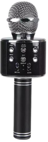 VIFERR Bluetooth-Funkmikrofon (WS-858) Elegantes Schwarz