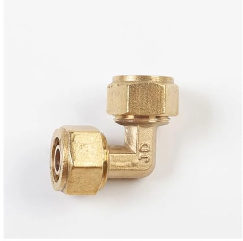 Brass Compression Elbow Pex 1216/1418/1620/2025/2632 Pipe Fitting Aluminum Pipe Fittings for Floor Heating(2632-2025 Reducer) Plumbing Fittings