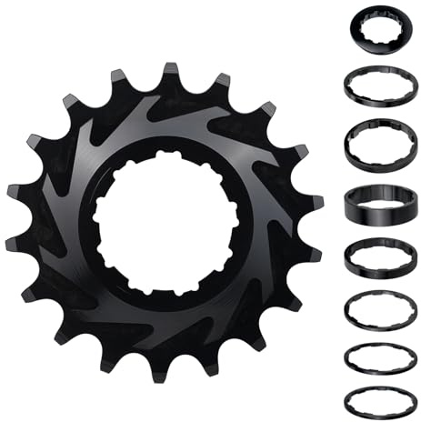 WEEROCK Single Speed Umrüstsatz 16T 18T Kassette für Mountainbike | Einfache Single Speed Umstellung, 16T und 18T Zahnzahlen, inkl. Abstandshalter, leichte Montage, kompatibel mit meisten MTBs