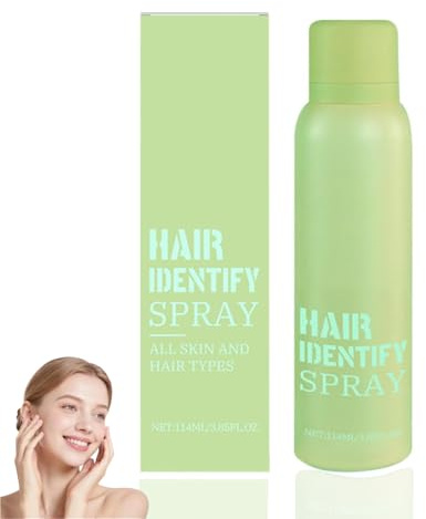 Hair Identiy Spray For Face Shaving, Haaridentifizierungsspray Für Die Gesichtsrasur, Haaridentifizierungs und Dermaplaning Spray, Sanft und Hautfreundlich, Ohne Reizungen (1)