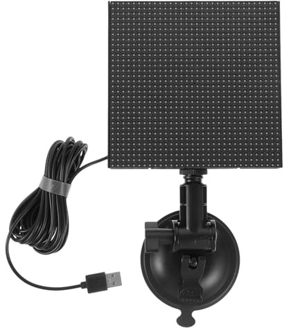 BESPORTBLE Écran LED pour Vitre de Voiture 32x32 Points Programmables, Affichage D'expression Contrôlé par Application, Panneau D'affichage LED Haute Luminosité pour Publicité et Accessoires