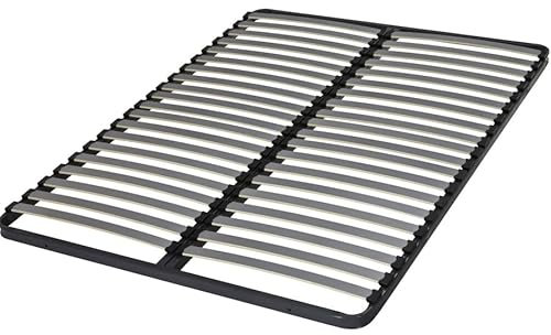 EBAC Literie Sommier à Lattes 160x200 Epsilon - 40 Lattes Bois - Fabrication française
