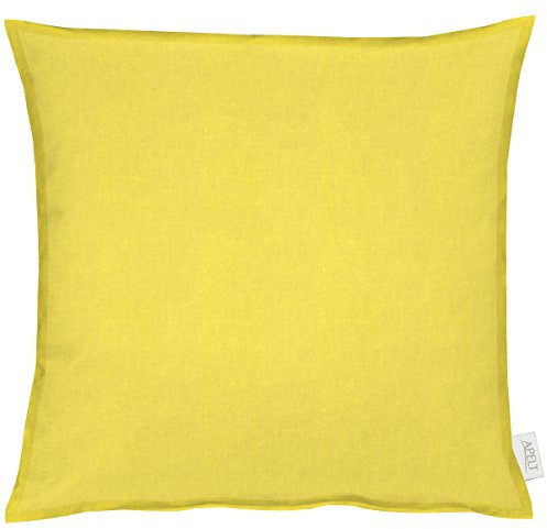 Apelt Kissenhülle, Polyester-Baumwolle, Gelb, 49 x 49 x 0.5 cm