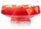 Viski Footed Glass Punch Bowl, Heavy Base Bowl with Angled Design, Party Serveware for Cocktails, Functional Centerpiece, Set of 1, Clear