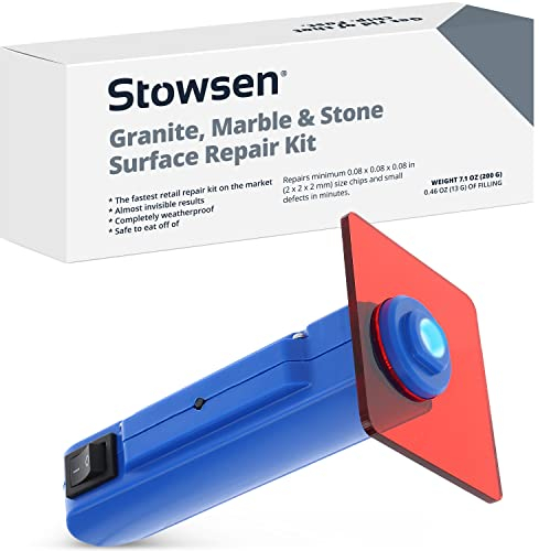 Granite, Marble & Stone Repair Kit - Fix Chips & Defects in Minutes | Restore Tiles & Countertops With Ease | For Quartz Corian Marble or Stone | Flawless Results Every Time | Repair Up to 20 Chips