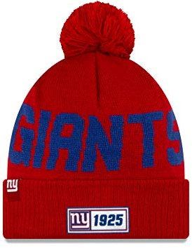 New Era New York Giants NFL 2019 On Field Road 1925 Beanie - One-Size
