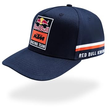 Red Bull - KTM Traction Flat Cap - Unisex - Einheitsgröße - Flacher Schirm - Bestickte Belüftungslöcher