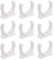DOITOOL Lot de 200 colliers de serrage en PVC pour tuyau d'eau, support de tuyau PEX, crochet en U, blanc, 16 mm