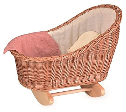 Egmont Toys Puppenwiege mit Strickdecke für Puppen