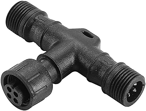 INDARUN 4 Pins T-Connector Waterproof IP67 for RGB Led Decking Lights