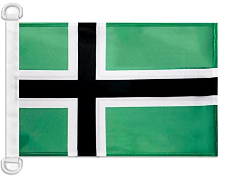 AZ FLAG Bootsflagge Vinland Wikinger 45x30 cm, Aussenverwendung - Winland Bootsfahne Aus Gestricktem Polyester Mit Plastikringen