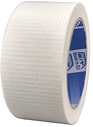 ACIT Cinta americana blanca universal perfecta para reparaciones, bricolaje, aislante 50 mm x 25 metros