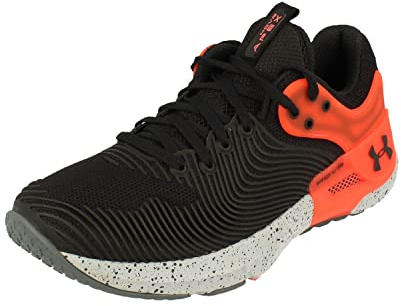 Under Armour HOVR Apex 2 Herren Running Trainers 3023007 Sneakers Schuhe (UK 10 US 11 EU 45, Black Grey 002)