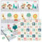 HuBorns - Spielmatte Baby Faltbar 200x180 cm und Wendbar, Krabbelmatte Baby Schadstofffrei mit CE Zertifikat, Play Mat XXL Gepolstert, Spielmatte rutschfest und Wasserdicht