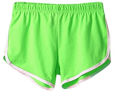 Zilosconcy Sommer Kurze Hosen Elastische Fitness Hose Sport Shorts High Waist Stretch Sporthose Damen Kurze Leggings Push Up Strand Shorts mit Taschen Hotpants Damen Shorts Kordelzug Sommershorts