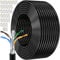 Cable Ethernet 150 Metros, Cat 6 Cable de Red Exterior FTP Blindado Cable a Granel Rj45 Network Cable Negro Cable Internet Alta Velocidad Cable Lan 250MHz Cabo de Rede para Enrutador Módem