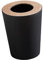 Folpus Cubo de basura interior Cesto de basura Apertura superior Cubo de basura Redondo Cubos de basura grandes Contenedor de basura para el hogar Interior, 7L Negro