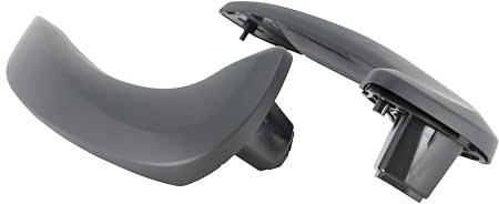 FINAO AUTOPARTS Poignées de bras de porte noir intérieur gauche et droite | Installation facile & qualité OEM | Compatible avec Renault Mégane III et Fluence