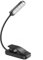 YASTA Lampada Da Lettura A Led Lampada a Morsetto Luce a Pinza per Comodino Scrivania Tavolo Mini Clip Flessibile Snodabile Luce Bianca TE-B0582