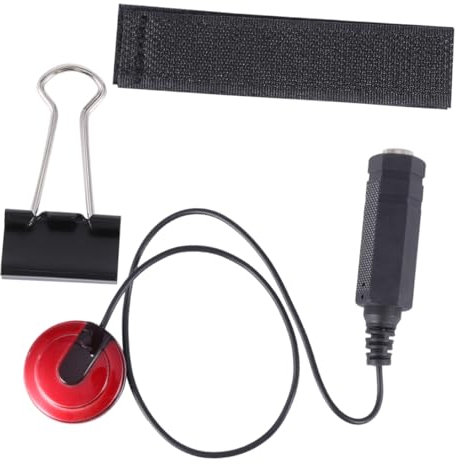 ibasenice Microfono Pickup Piezoelettrico Autoadesivo Per Chitarra e Ukulele Trasduttore Professionale Per Suono e Preciso Compatibile Con Amplificatori e Preamplificatori