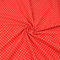 Textrend Baumwollstoff Stoffe Meterware - Stoff zum Nähen - 100% Baumwolle - Textilien 1x1.6m - Stoffe Meterware - Stoff mit weißen Punkten 4mm (Weiß auf rot)
