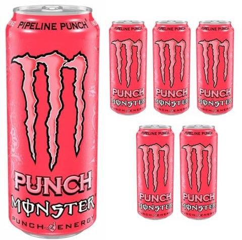 Monster Energy Pipeline Punch (Einweg) Energiegetränk 500 ml x 6 Stück