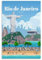 GAJUST Reise-Vintage-Poster, Reise nach Rio De Janeiro, Leinwanddruck, Kunstposter, ungerahmt, 40 x 60 cm