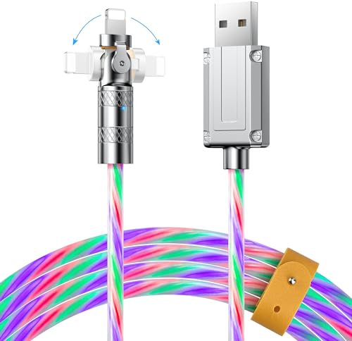 SEUMOO for iPhone Charger Cable 2M/6.56FT Charging Cord 66W iPhone USB A to Fast Charging Cable Compatible with iPhone 14 13 12 11 Pro Max Plus iPad XR XS X 8 7 Plus SE iPad, Colorful