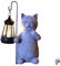 Voarge Solar-Gartenstatue, Gartendeko Figuren Solar Licht, Gartenkunst mit Solarlaterne,Gartenfiguren Beleuchtete Skulptur Ornamente für Außen,für Draußen Balkon Terrassen Geschenke für frauen