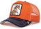 Goorin Bros. Trucker Cap Bronco Fan Orange Schwarz, Size:OneSize