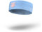 INCYLENCE Headband schmales Sport Stirnband für Damen und Herren aus hochwertigen italienischen Fasern, antibakteriell geruchsneutral, Frühling Sommer Herbst Winter (Blue Light Pink)