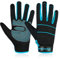 WESTWOOD FOX Herren-Arbeitshandschuhe für Arbeiter, Mechaniker, Touchscreen, rutschfeste Handfläche, gepolsterte Knöchel, Sicherheitshandschuhe, Rigger Mechaniker (Blau, XL)