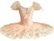 GiftGalore Professional Ballet tutu dress for girls in Flowers, Women's and Children's Dish, Stage Dance Competition Costume(170CM)