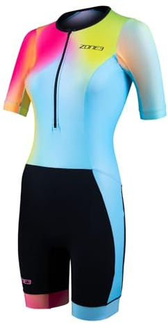ZONE3 Women's Activate+ Short Sleeve Trisuit Made from 100% Recycled Performance Material