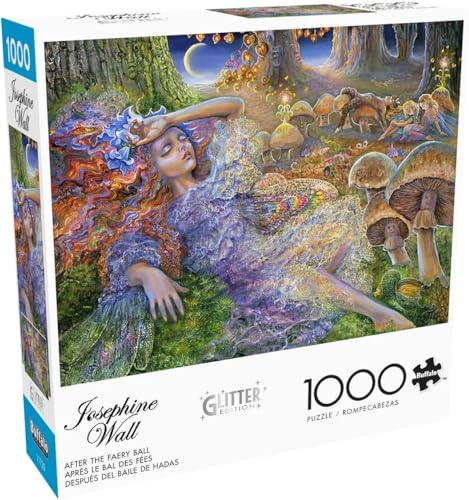 Buffalo Games - Josephine Wall - Glitter - After The Faery Ball - 1000 Piece Jigsaw Puzzle for Adults - Challenging Puzzle Perfect for Game Nights - Finished Size is 26.75 x 19.75