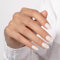 KQueenest White Press on Nails Short Oval, Short False Nails with Glue, Opaque Solid Milky White Fake Nails Press ons, Reusable Soft Gel Stick on Nail for Women Finger Decoration, 24 Pcs