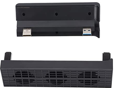 Tbest DOBE Fan de Enfriamiento y el Kit de Combinación de Concentrador USB y Kit de Adaptador USB 3.0 de 4 Puertos para Slim Gaming Ole