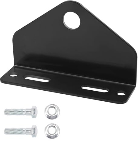 HYTROVE Attelage pour Remorque en Acier Noir Forte Capacité de Charge, Accessoire Robuste pour Tondeuses et Tracteurs à Rayon de Braquage