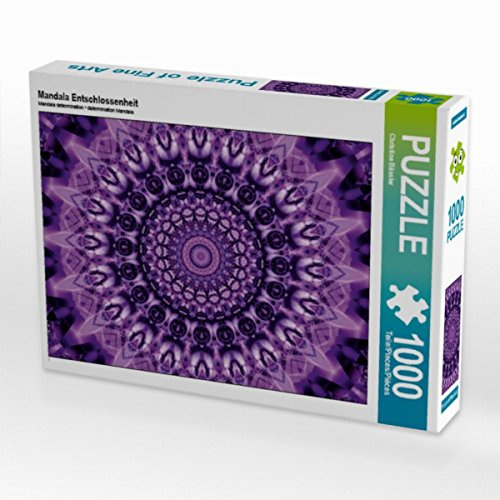 CALVENDO Puzzle Mandala Entschlossenheit | 1000 Teile Lege-Größe 64 x 48 cm Foto-Puzzle für glückliche Stunden