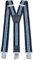 Miobo Hosenträger HTY02 - Y gestreift dunkelblau - One Size