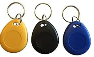 PAC Supplies Global Ltd 10 X NTAG® 216 KEYFOBS - CHOOSE YOUR COLOUR (Yellow)