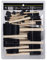 CONDA 50 Piece Assorted Foam Brush Set Wood Handle Paint Brush Set - Lightweight, Durable, Great for Acrylics, Stains, Varnishes, Crafts