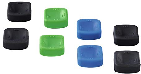 Hama 8-in-1 Joystick Schutz Set für PS4/Xbox One schwarz/grün/blau