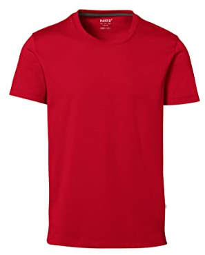 HAKRO T-Shirt Cotton-Tec, rot, M
