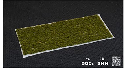 Gamers Grass - Tiny Tufts Dark Moss (2mm) Shape: Tiny - Gaming Accessory - Gras - Modellgras - Für alle Altersgruppen - Indoor