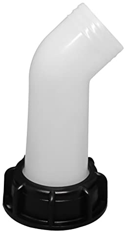 IBC Ablaufstutzen,IBC Adapter Ablauf Abdeckung Auslauf Schlauch Anschluss Verlängerung Wassertank Ablauf Abdeckung Düse Ventil Kappe Ventil Innen Gewinde für IBC Tote Tank,1 Stück