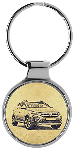 KIESENBERG Schlüsselanhänger Geschenke für Sandero Stepway III Fan A-5620